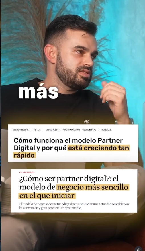 Fabio, hablando de partner